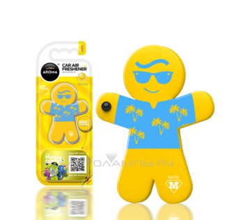 Manny Vanilla Ароматизатор (гель, универсал.) желтый, с протектором. 92997