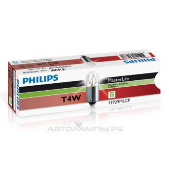 T4W 24V-4W (BA9s) (вибростойкая+увелич.срок службы) MasterLife 13929MLCP